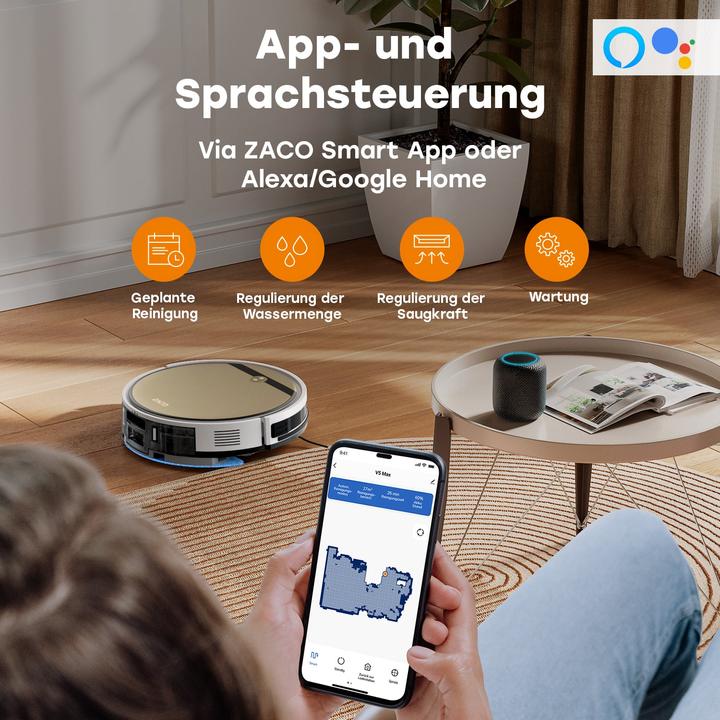 Produktbild Zaco V5 Max (Saugwischroboter)