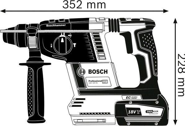 Produktbild Bosch Professional GBH 18V-26 (Akkubetrieb)