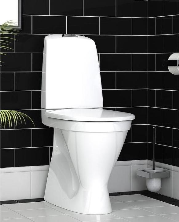 Gustavsberg WC Nautic 1546 - Sifone, modello alto, scarico igienico, bianco