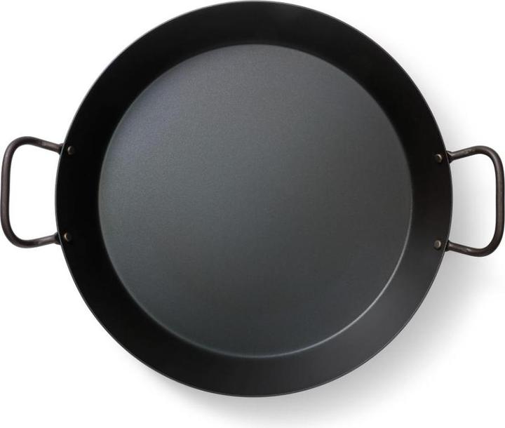 Skottsberg Paella Pfanne Carbonstahl, 38 cm Durchmesser, zwei Griffe (38 cm, Paella Pfanne, Carbonstahl)
