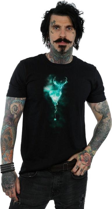 Actual product image Mens Patronus Stag Cotton T-Shirt (L)