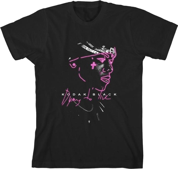 Kodak Black Neon Outline