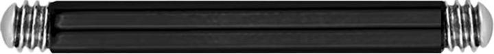 Produktbild Star Piercing Barbell-Stab schwarz (ohne Messing, Titan G23)