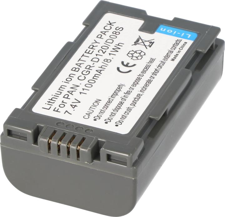 Produktbild AccuCell Akku Panasonic CGR-D120, CGR-D08, CGP-D14 (Akku)