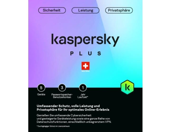 Actual product image Kaspersky Plus (5 PC) (12 months)