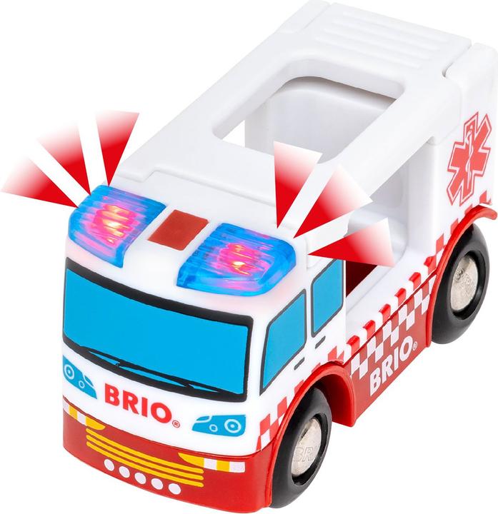 Actual product image Brio Police and Fire Brigade Set Deluxe