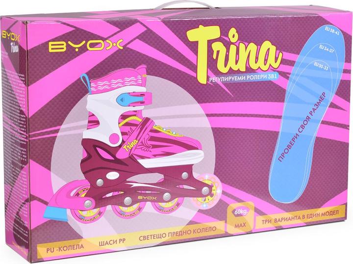 Produktbild Byox Inliner Kinder Trina 3 in 1, 34-37 (34, 35, 36, 37)