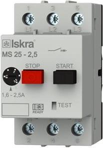 Actual product image Iskra IE3 motor protection switch compliant MS25 10