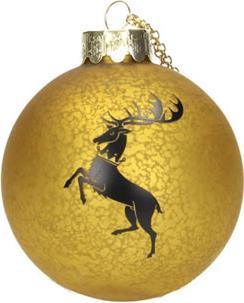 Immagine prodotto Kurt S. Adler Game of Thrones: Glas-Christbaumschmuck Baratheon (1 -parte)