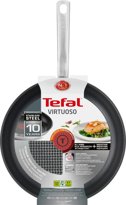 Image du produit Tefal Virtuose (24 cm, Poêle à frire, Acier inoxydable)