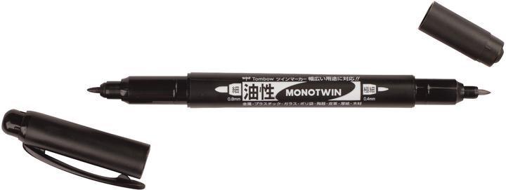 Produktbild Tombow Mono twin Zeichen-Marker (Black, 0.40 mm, 1 x)