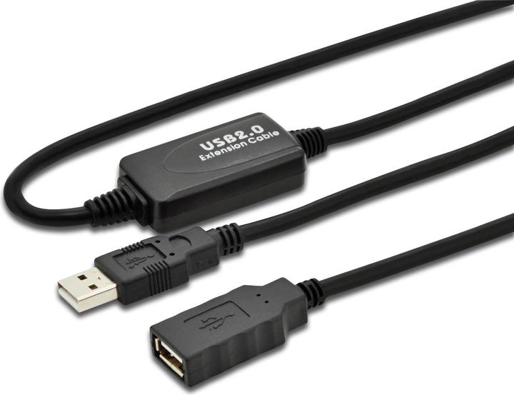 Digitus USB Active Extension Kabel (10 m, USB 2.0)