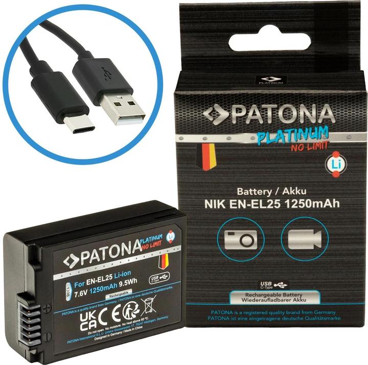 Produktbild Patona Platinum Akku für Nikon EN-EL25 (Akku)