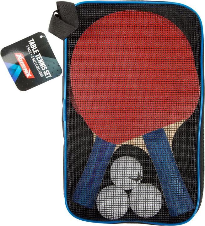 Actual product image Adrenix Table tennis set 2 bats & 3 balls in bag (5 pcs.)