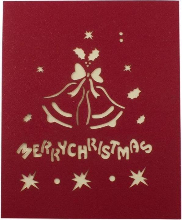 Actual product image JTI Handmade pop-up Christmas card - No. 7 (1 pcs.)