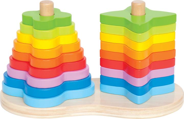 Hape Rainbow-Plug-In Game 19pcs. FSC