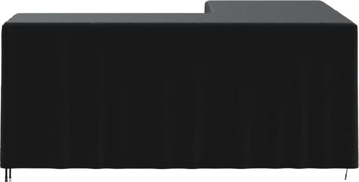 Immagine prodotto VidaXL Copridivano da giardino a L nero 215x215x86 cm 420D