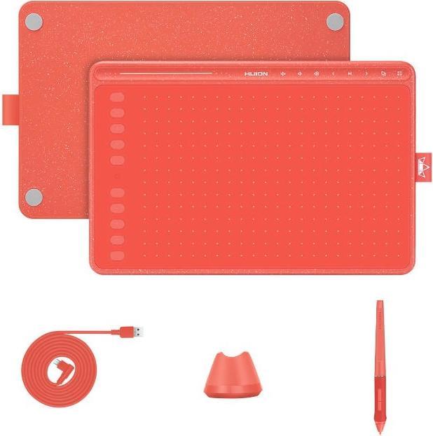 Produktbild Huion HS611 - Verkabelt - 5080 lpi - 258,4 x 161,5 mm - USB - 1 cm - Schwarz (5080 lpi)