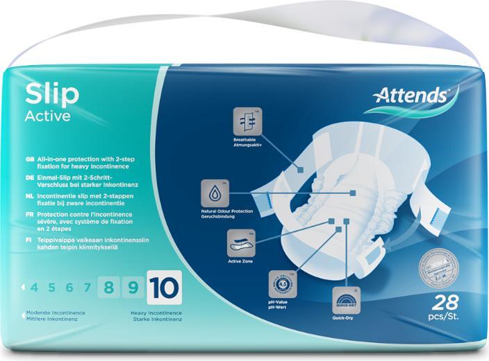 Actual product image Attends Briefs 10 Active medium (28 x, M)