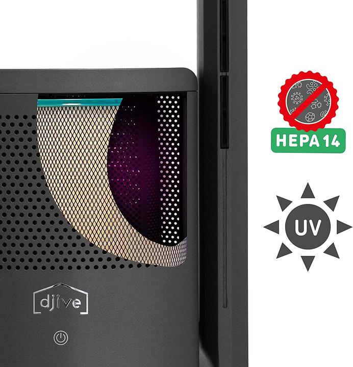 Actual product image Djive Fan, Fan Heater & Air Purifier, Anthracite (25 m²)