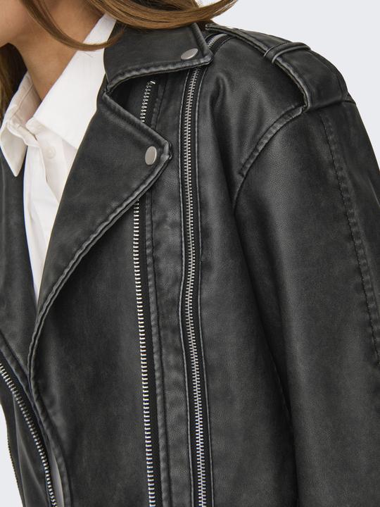 Actual product image Only Band collar Cuffs with zip Biker jacket Biker jacket (XL)