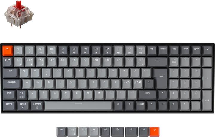 Produktbild Keychron K4 Version 2, Gateron RED (DE, Kabelgebunden, Kabellos)