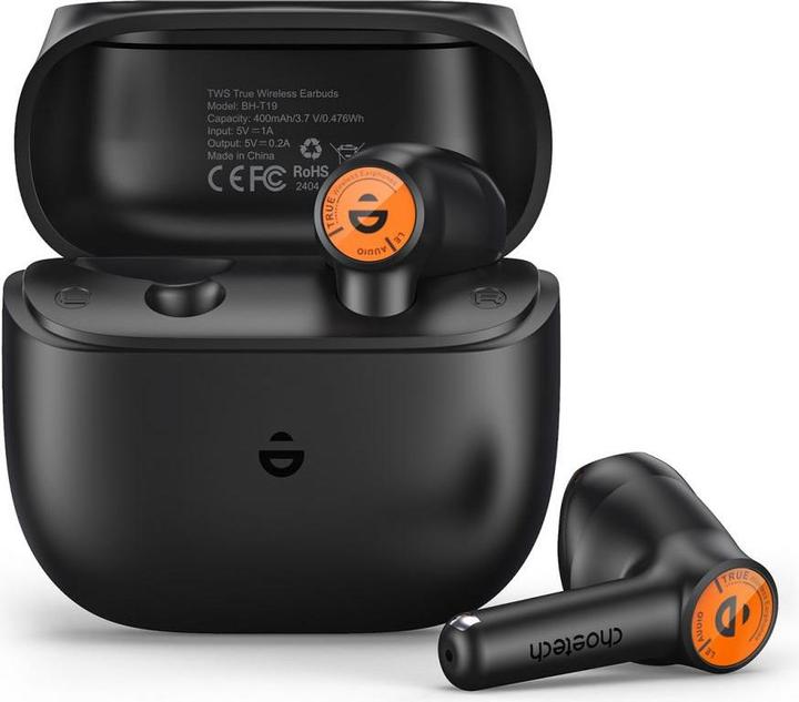 Choetech BH-T19 EyeAura Minion wireless TWS in-ear Bluetooth 5.3 IPX4 headphones - black (Wireless)