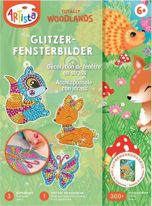 Produktbild Artista Glitzer-Fensterbilder