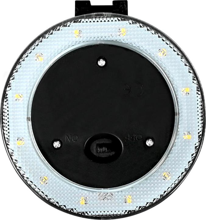 Produktbild ProPlus 4er-Set Solar-Wandleuchte, rund, schwarz (IP44)