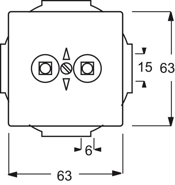 Image du produit Busch-Jaeger Connecteur d'équilibrage de potentiel encastré 2- 2CKA002495A0091