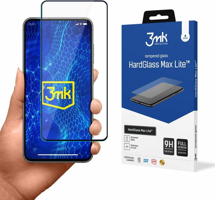 Actual product image 3MK Hardglass Max Lite Screen Protector (1 Piece, Samsung Galaxy S21)