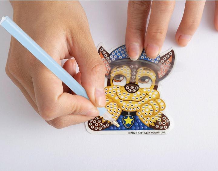 Image du produit Diamond Dotz DOTZIES® Original Diamond Painting Set Paw Patrol avec 6 motifs : 3 tableaux 15x15cm, 3