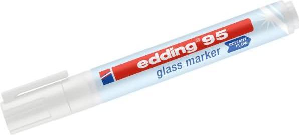 Image du produit Edding Marqueur pour verre (Blanc, 3 mm, 1 x)