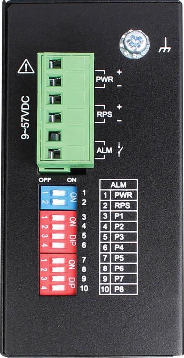 Produktbild Eaton 8-Port Unmanaged Industrial Gigabit Ethernet Switch - 10/100/1000mbps DIN Mount (8 Ports)