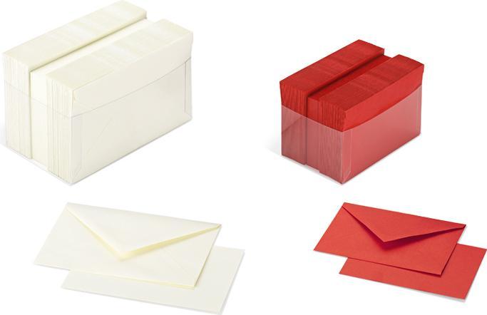 Actual product image Favini A57C174 envelope Red 100 pcs. (90 x 140 mm, 100 x)