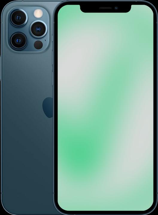 Actual product image Revendo iPhone 12 Pro (128 GB, Pacific Blue, 6.10", 12 Mpx, SIM + eSIM, C / Good)