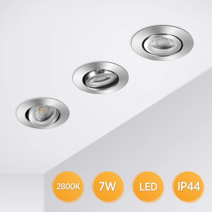 Produktbild Wowatt 5er-Set LED-Einbaustrahler (700 lm)