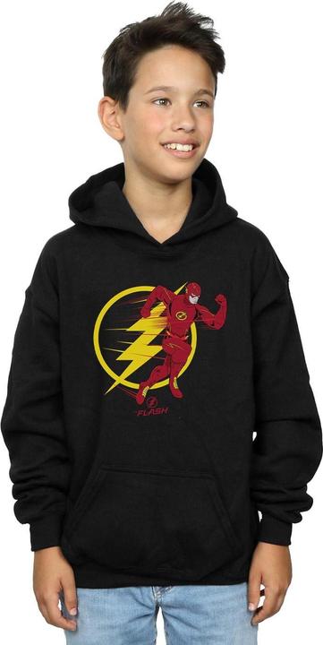 Produktbild The Flash Running Emblem Kapuzenpullover Jungen (140, 146)