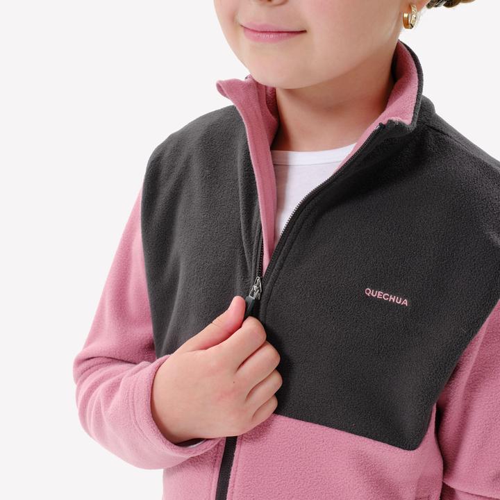 Image du produit Quechua Veste polaire enfants taille 122-170 randonnée - MH500 Zip TW (12, 13, 14)