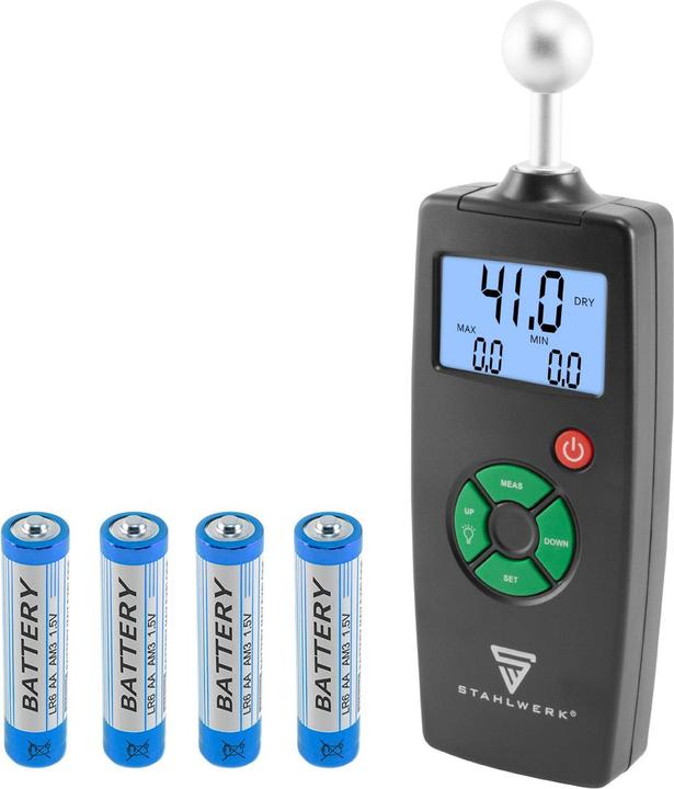 Produktbild Stahlwerk Profi Feuchtigkeitsmessgerät FM-100 ST mit 40 mm Messtiefe