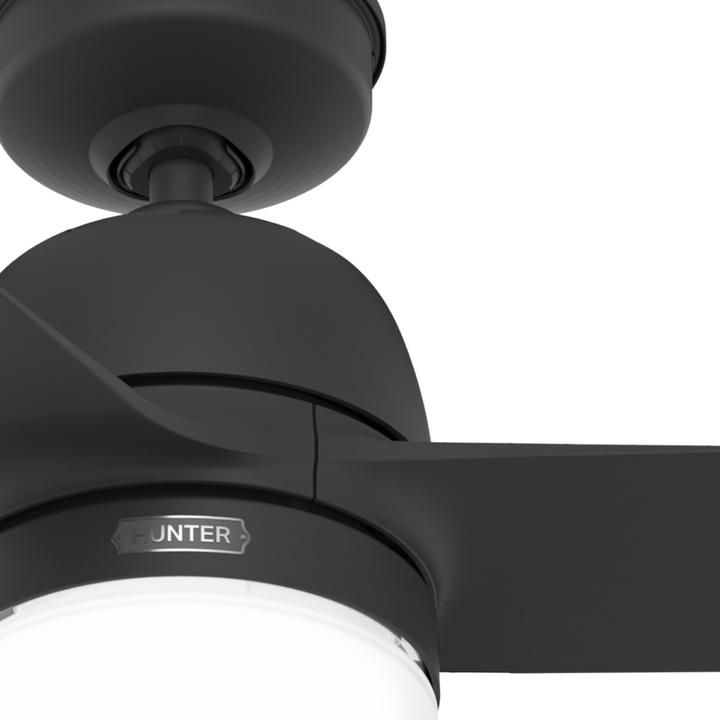 Actual product image Hunter Fans Outdoor Deckenventilator Seawave Schwarz mit Licht (45.70 dB)