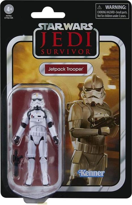 Actual product image Hasbro Star Wars Jedi: Survivor Vintage Collection action figure Jetpack Trooper 10 cm