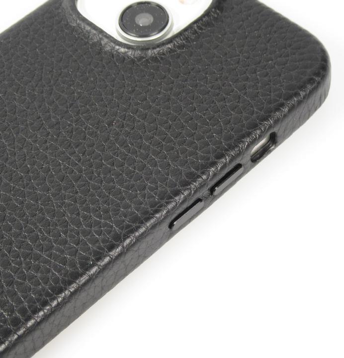 Actual product image PhoneLook Cover Fully grained luxury calfskin with metal buttons and MagSafe (Apple iPhone 14)