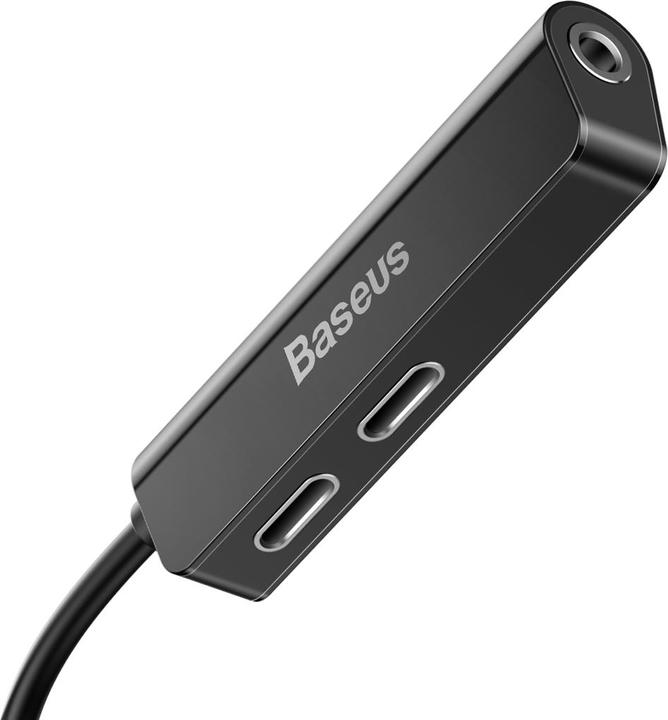 Actual product image Baseus L52 3-in-1 Adapter (Lightning, 3.5mm jack)