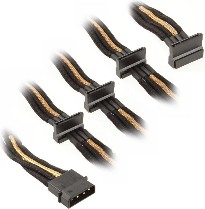 Produktbild Silverstone 4-Pol-Molex zu 4x SATA Kabel