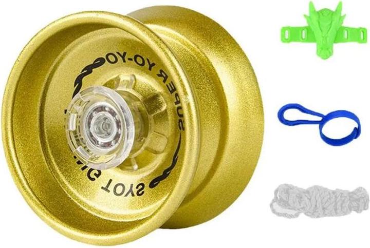 Produktbild The Toy Company YoYo Metallic mit Kugellager und Zubehör Gold