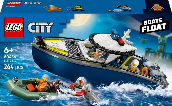 Immagine prodotto LEGO Verfolgungsjagd im Polizeiboot (60456, LEGO City)