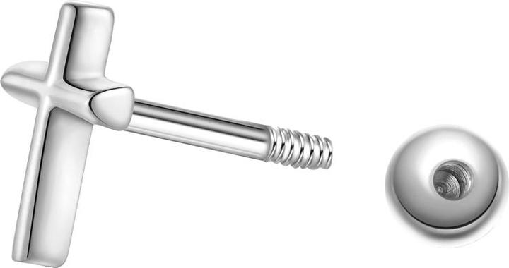 Image du produit Glanzstücke München Clou d'oreille femme croix argent sterling - 37404 (Argent Sterling)