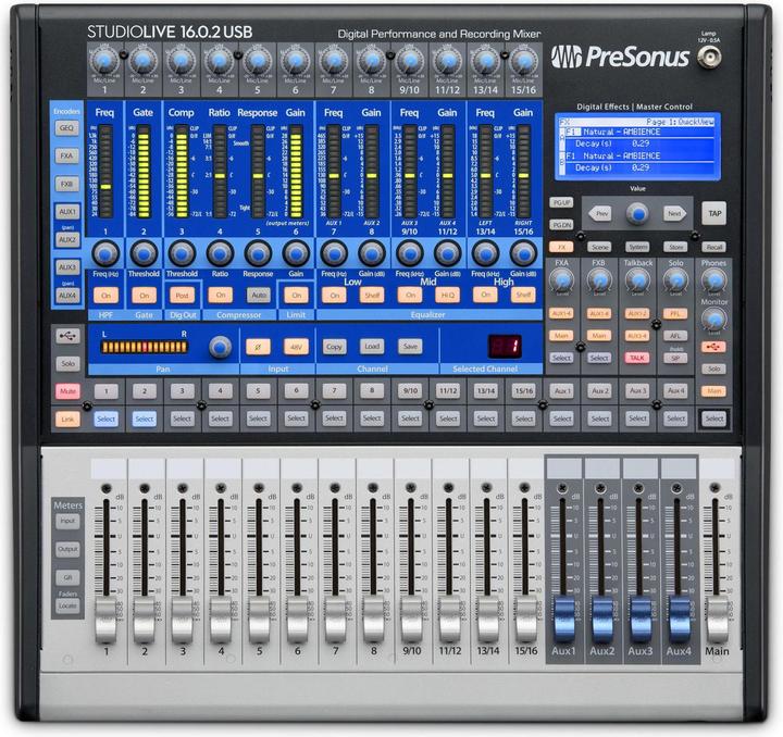 Image du produit PreSonus Table de mixage StudioLive 16.0.2 USB (Studio et mixeur live)