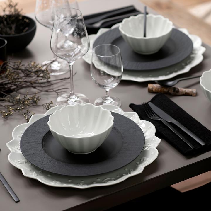 Productafbeelding Villeroy & Boch Frühstücksteller Manufacture Rock (1 x, 22 cm)
